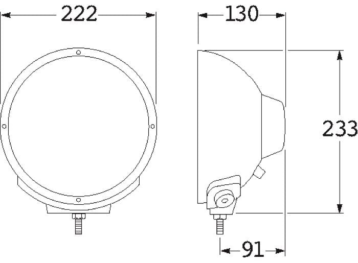 Hella Rallye 4000 Pencil Beam Driving Light product image 2