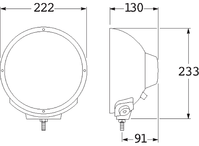 Hella Rallye 4000 Spread Beam Driving Light product image 2
