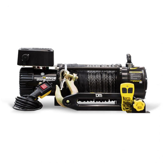 TJM TORQ Electric Winch 12000LB with Black Synthetic Rope