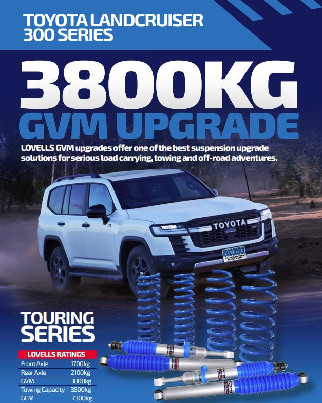 Lovells Toyota 300 Series GVM 3800KG Upgrade Kit