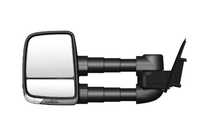 Clearview Next Gen Towing Mirrors BLACK - Ford Ranger MY22 on, Ford Everest MY22 on (Heat, Camera, Power-Fold, BSM, OAT Sensor, Indicators, Electric)