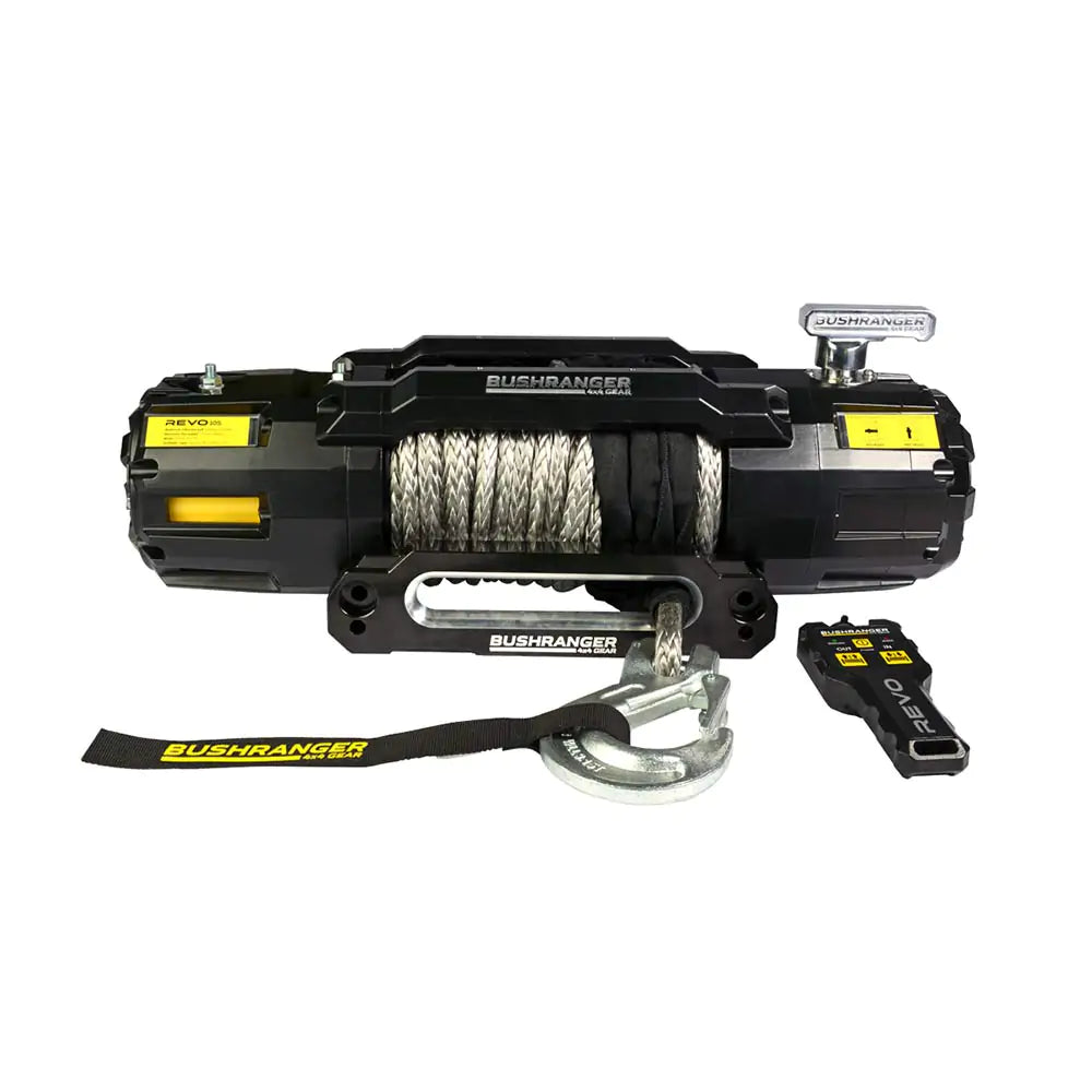 Bushranger REVO Winch 12,000LB with Synthetic Rope