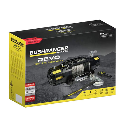 Bushranger REVO Winch 12,000LB with Synthetic Rope