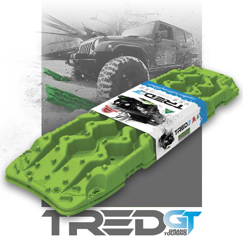 TRED GT Recovery Boards Green (Pair)