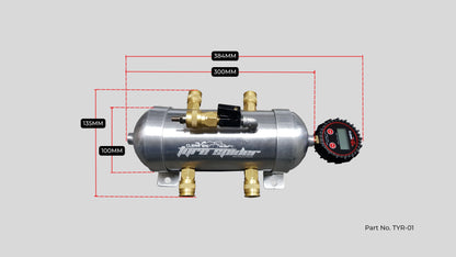 Clearview Tyre Spider dimensions and components