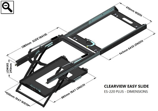 Clearview Easy Slide ES-220 Plus