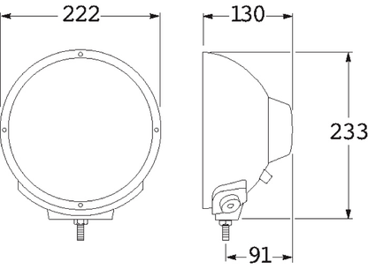 Hella Rallye 4000 Spread Beam Driving Light product image 2