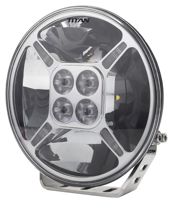 Titan 7" LED Driving Light - 60W Chrome Reflector with Park Function product image 1