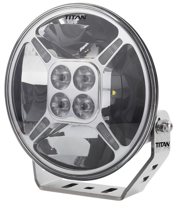 Titan 9" LED Driving Light - 120W Chrome Reflector with Park Function product image 1
