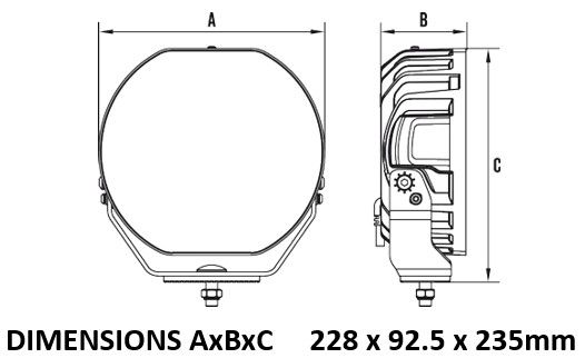 RDL9900CD product gallery dimensions