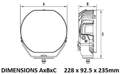 RDL9900CD product gallery dimensions