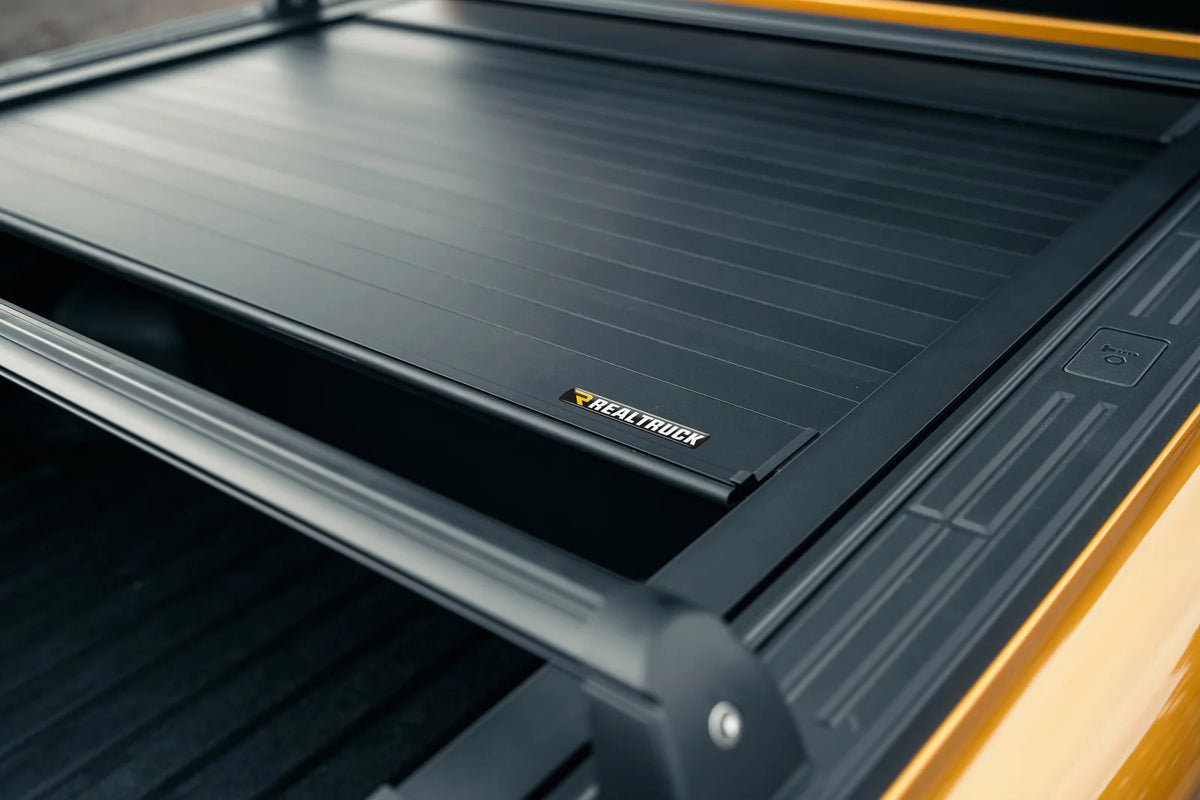 Mountain Top manual roll cover fitted to a Ford Ranger