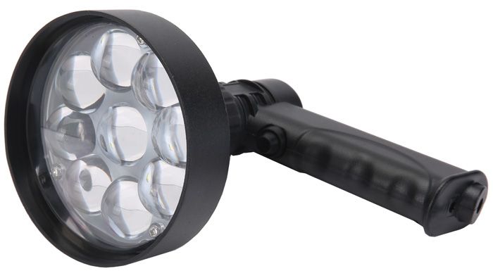 LV Automotive 27W LED Rechargeable Handheld Spotlight 2000lm Lithium Battery 7.4V 2600mAh - LV9101, image 1