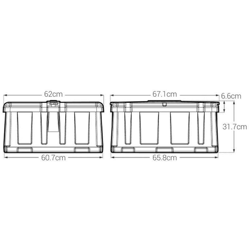 NOCO Commercial Battery Box for N200 Batteries, 533 × 584 × 269 mm (HM485)