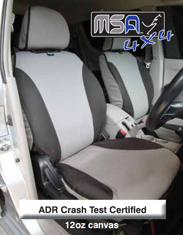 MSA 4x4 Canvas Seat Covers - Price on application