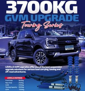 Lovells Nextgen Ranger 2022+3700kg Gvm Upgrade – Complete 4×4